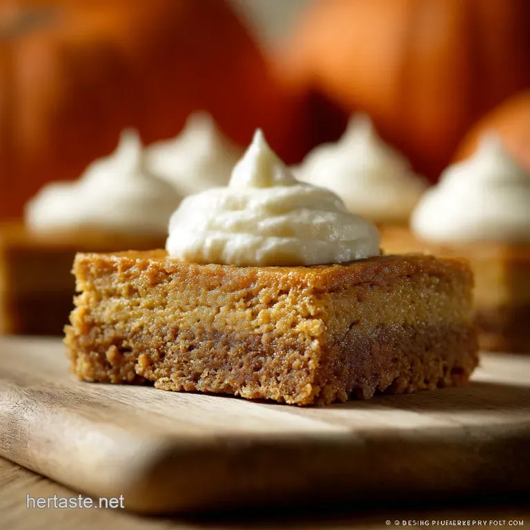 Southern Comfort Spiced Paula Deens Irresistibly Creamy Pumpkin Bars