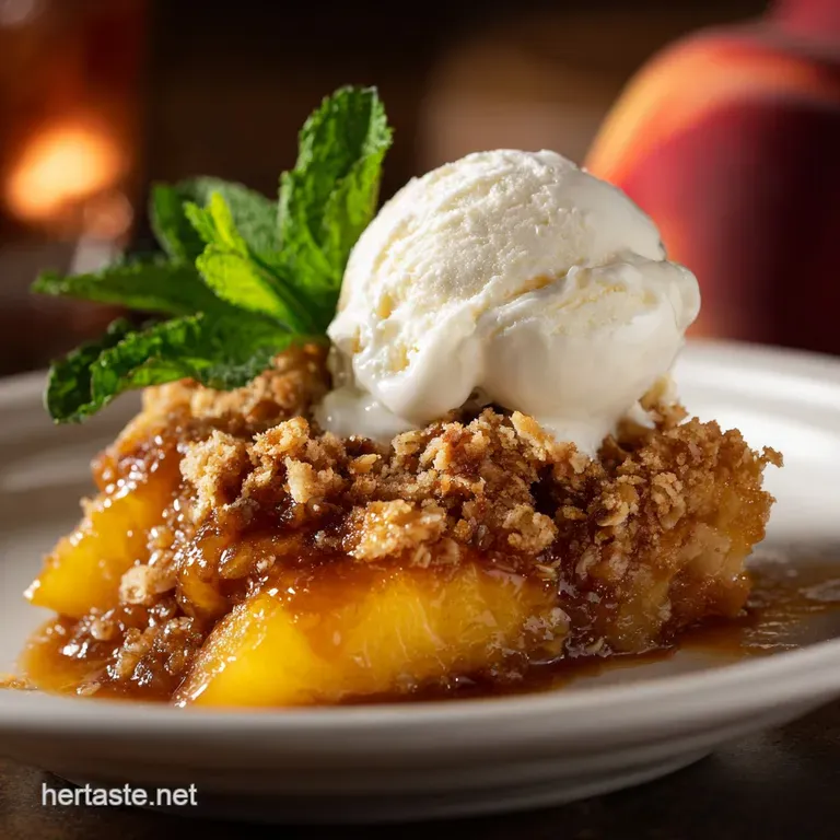 Peach Whisky Crisp The Ultimate Boozy Brown Butter Dessert Recipe