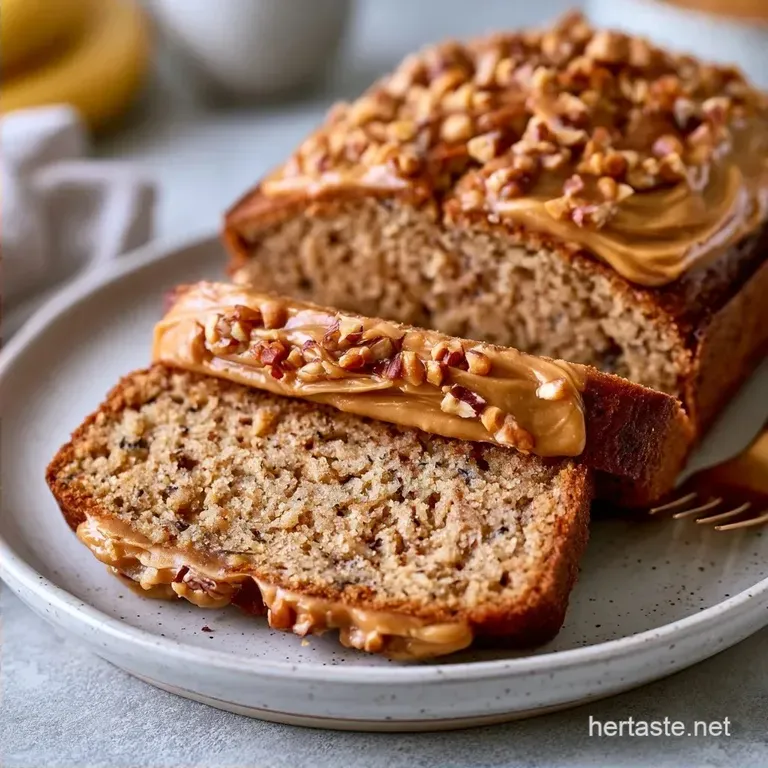 Moist Peanut Butter Banana Loaf