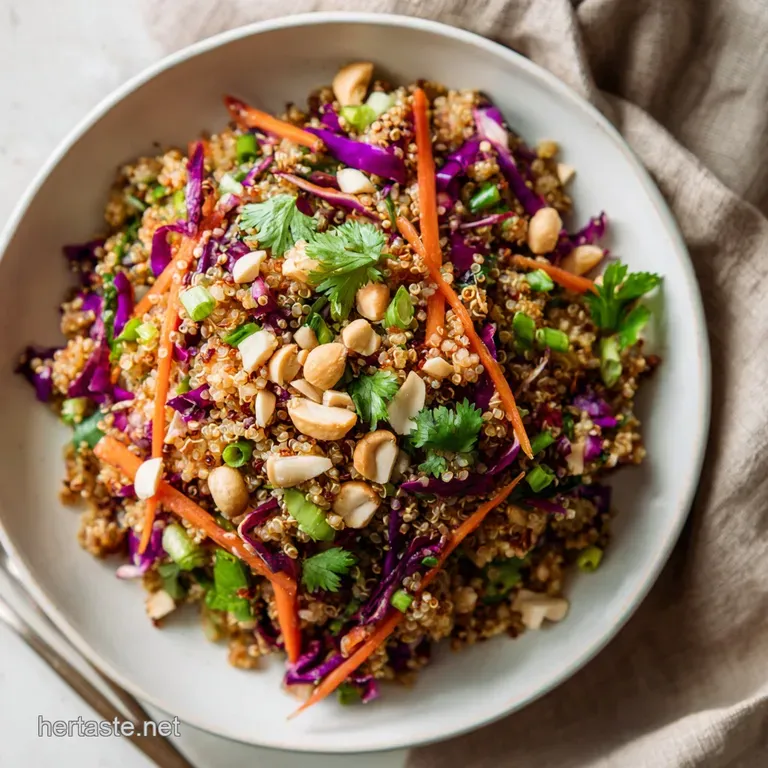 Thai Peanut Quinoa Salad Recipe