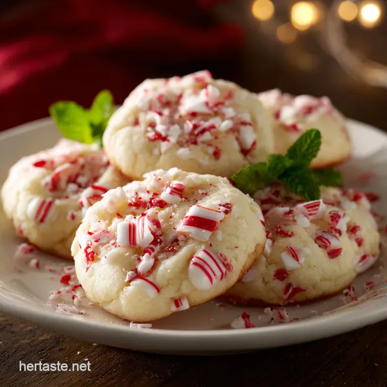 Peppermint Meltaway Cookies: the Ultimate Buttery Crisp Cool Recipe presentation