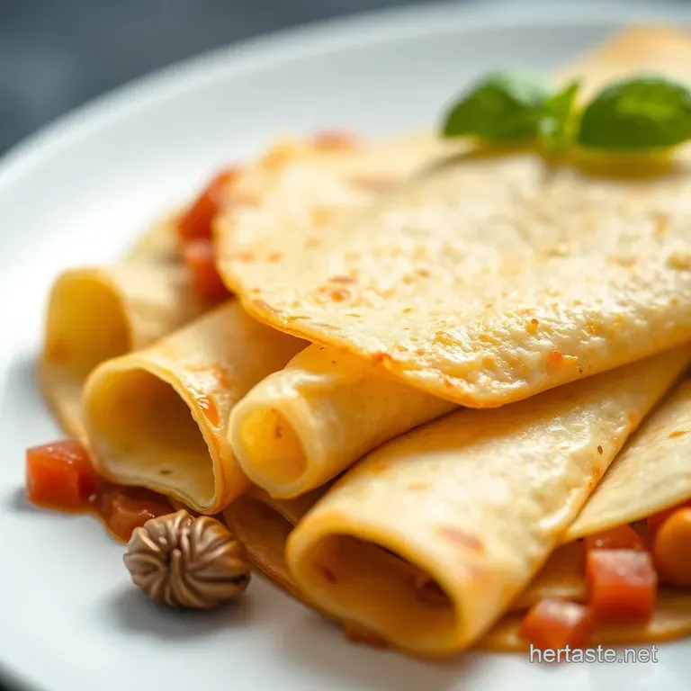 Perfect Basic Crepes presentation
