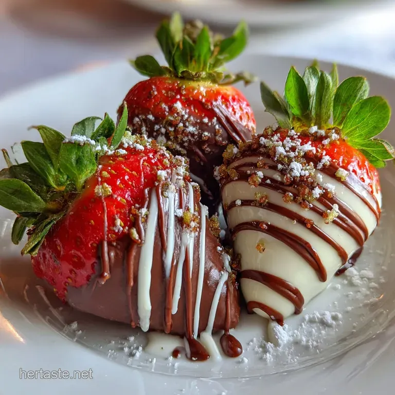 Chocolate Covered Strawberries: Firm & Glossy