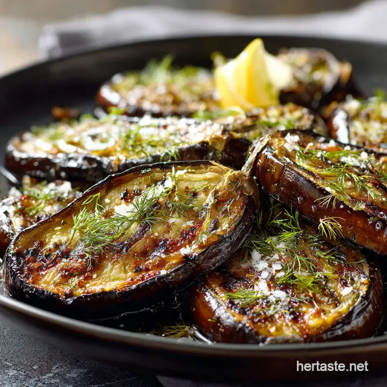 The Chefs Secret Caramelised Lemon Herb Roasted Aubergine