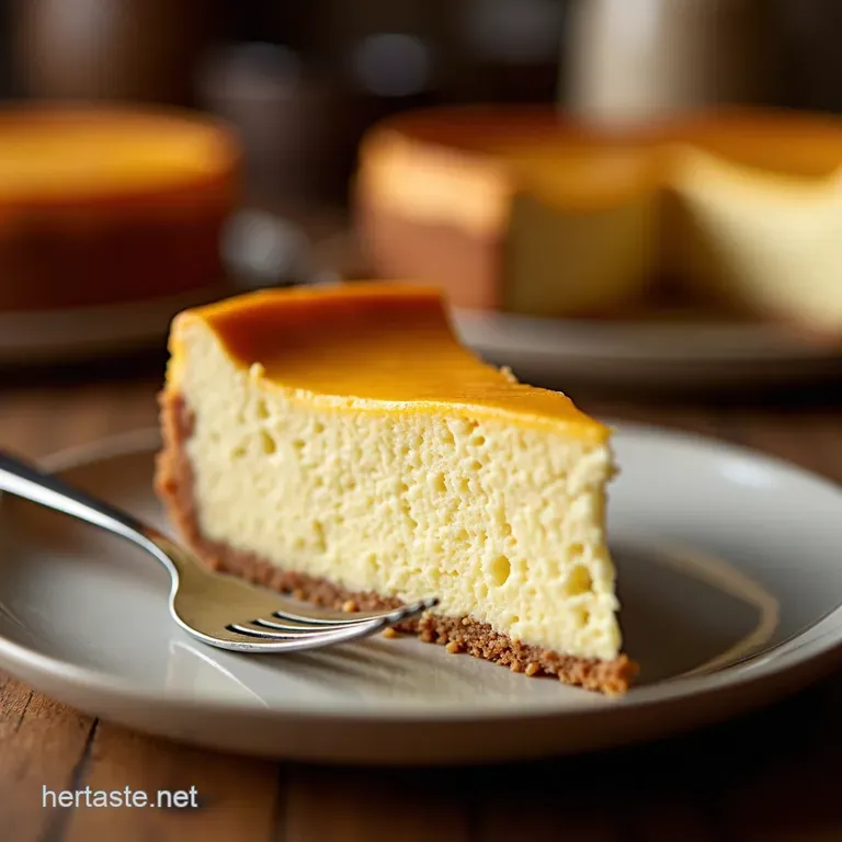 The Cornerstone Classic Baked Cheesecake Silky Smooth Perfection presentation