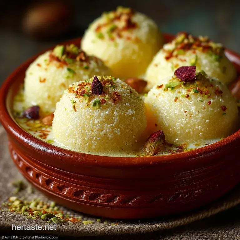 Cloud Nine Rasogolla Spongy Syrupsoaked Cheese Dumplings presentation