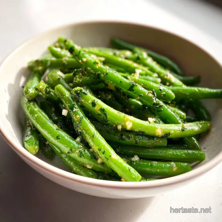 Steamed Green Beans: Al Dente Perfection presentation