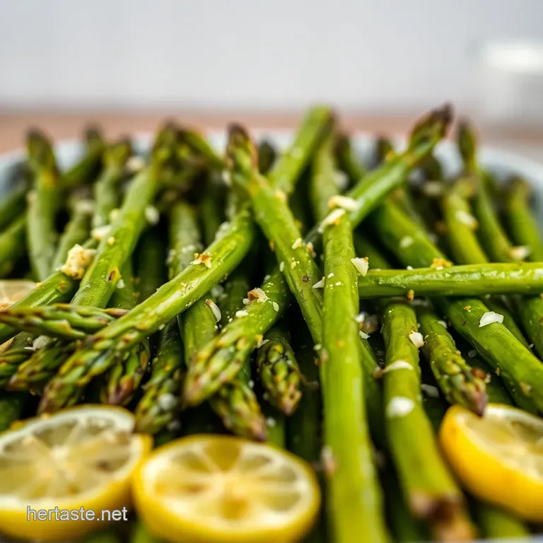 Perfectly Baked Asparagus with Lemon & Garlic