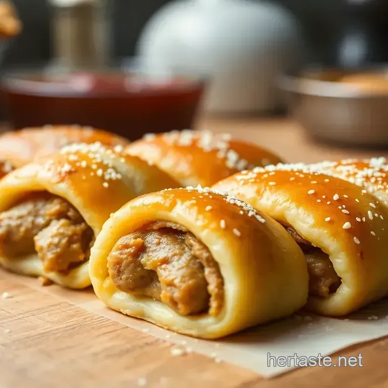 Perfectly Golden Sausage Rolls