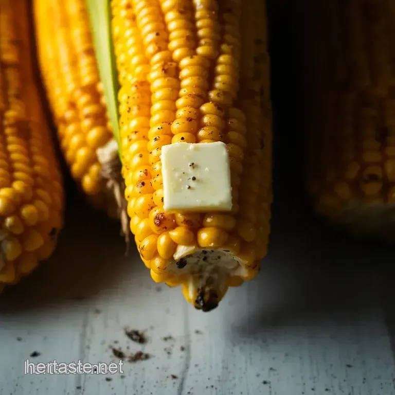Perfectly Grilled Corn presentation