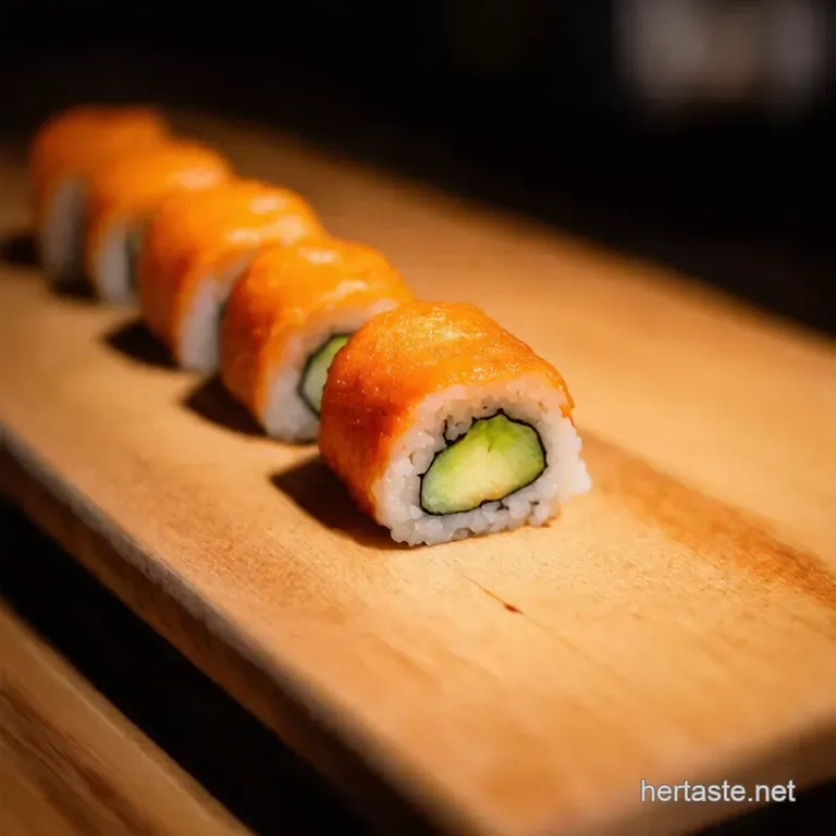 Perfectly Pocketed Sweet Savory Inari Sushi presentation