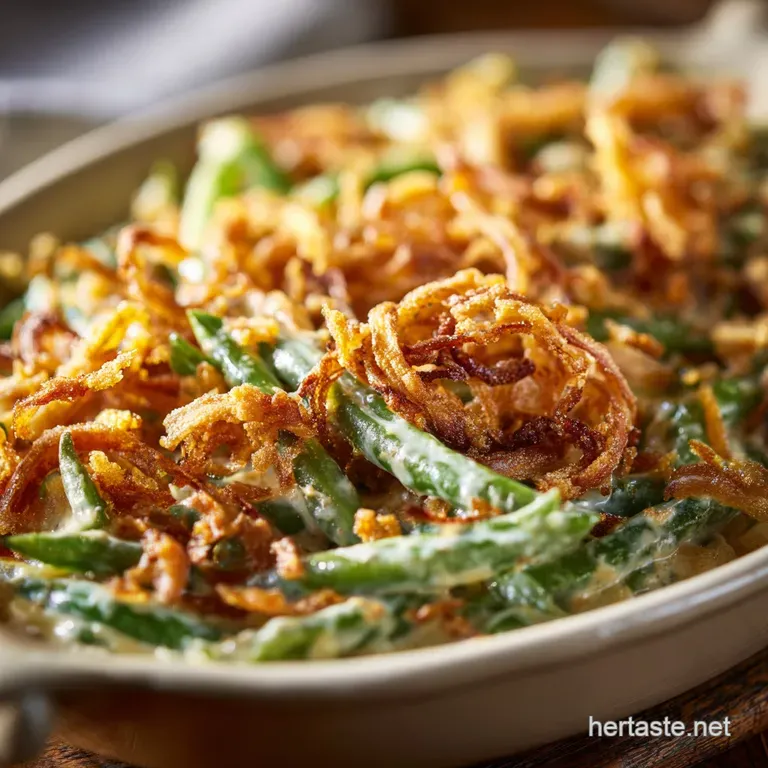 Pioneer Woman Green Bean Casserole: Scratch Recipe with Fresh Green Beans presentation