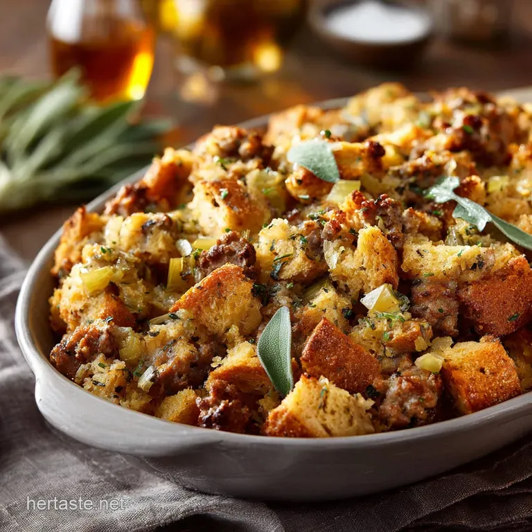 Pioneer Woman Sausage Stuffing: The Ultimate Hearty Sage and Thyme Dressing