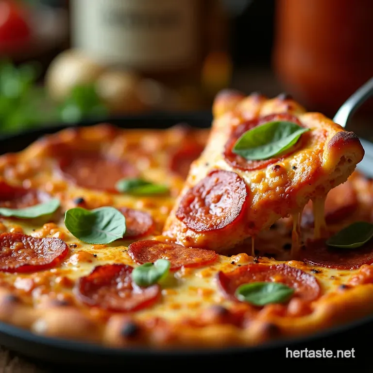 Pizza Night Reinvented the Ultimate Cheesy Pizza Casserole presentation