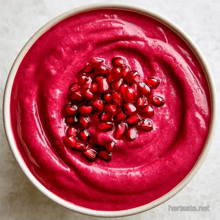 Creamy Pomegranate Banana Smoothie