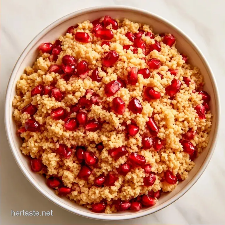 Pomegranate Couscous Salad in 20 Minutes