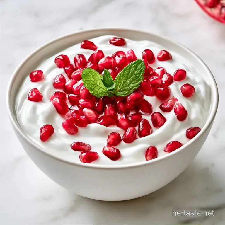 Creamy Pomegranate Raita