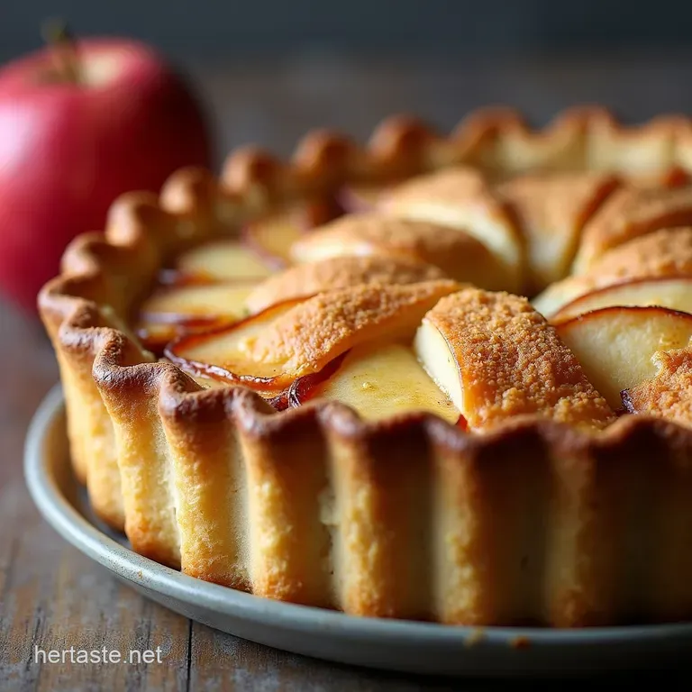 The Proper Crumbly Apple Pie AllButter Crust and Spiced Bramley Filling