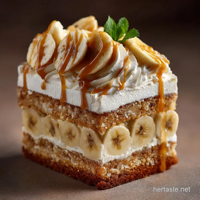 Banana Cream Cake: a Proper P&acirc;tisserie Treat presentation