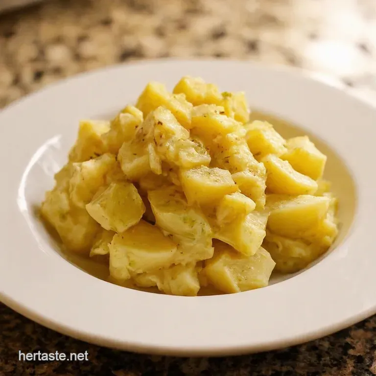Proper British Potato Salad Fit for a King or Queen presentation