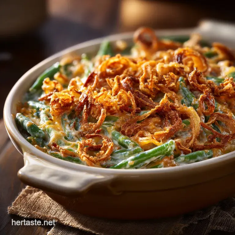 Green Bean Casserole: Proper From-Scratch with Fresh Beans and Shallots