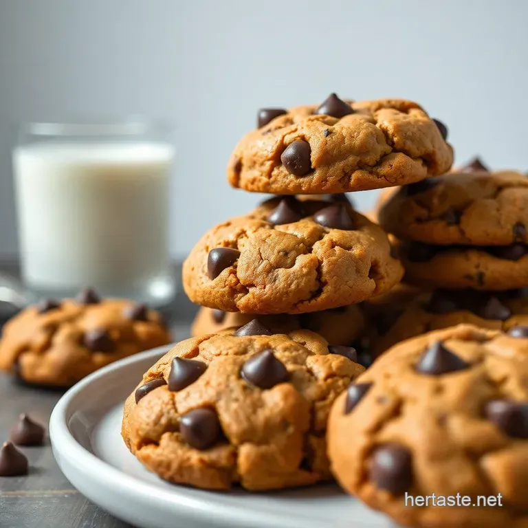 Pumpkin Chocolate Chip Cookies Easy Peasy