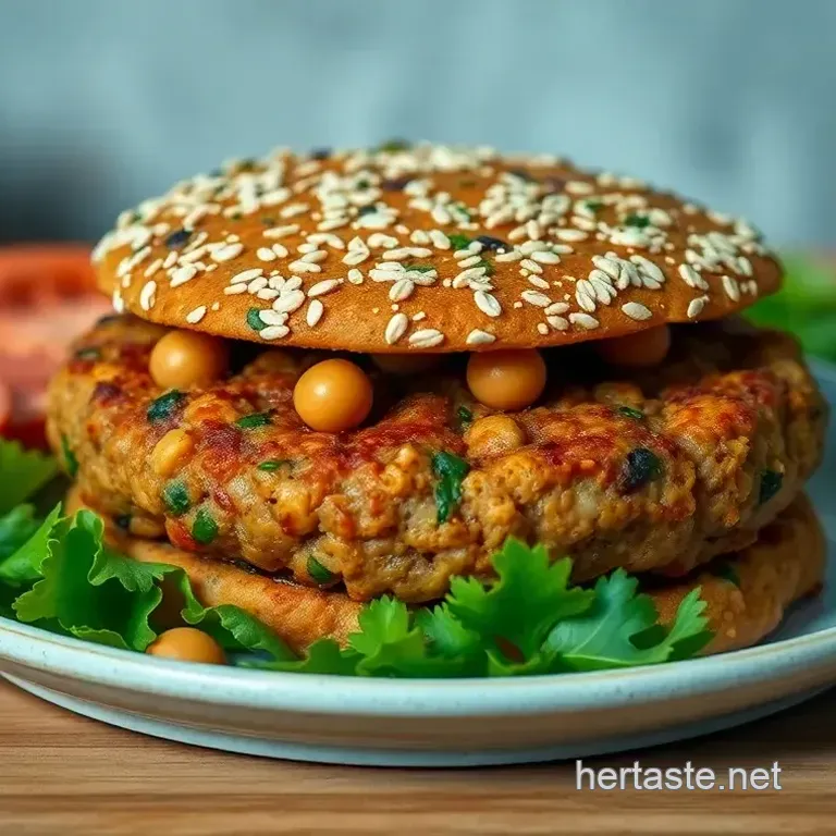 Quick & Easy Chickpea Burgers