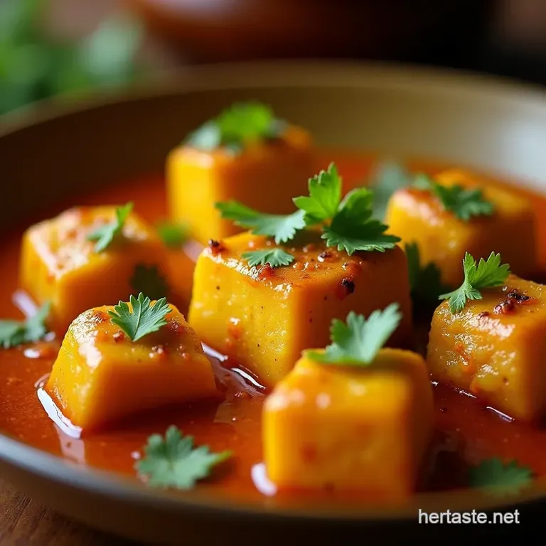 The Crown Jewel Restaurantstyle Shahi Paneer presentation