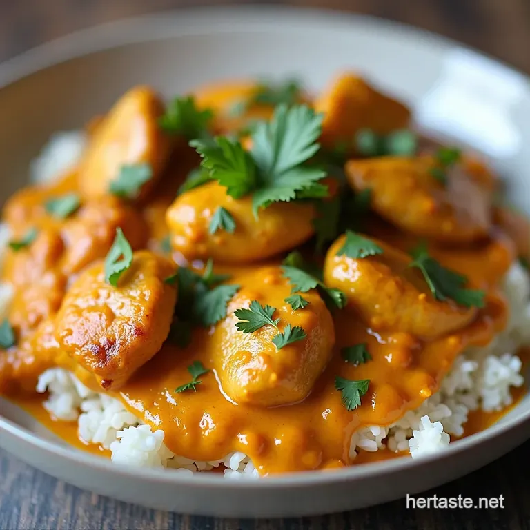 RestaurantStyle Creamy Coconut Chicken Tikka Masala DairyFree Dream