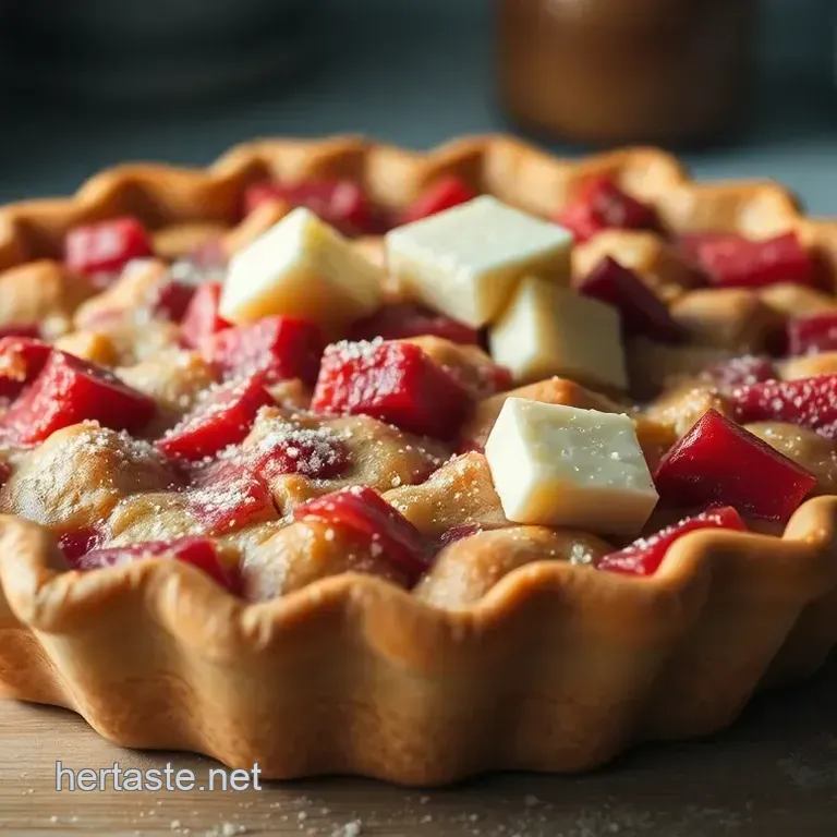 Rhubarb Reverie Pie: A Tangy-Sweet Slice of Spring