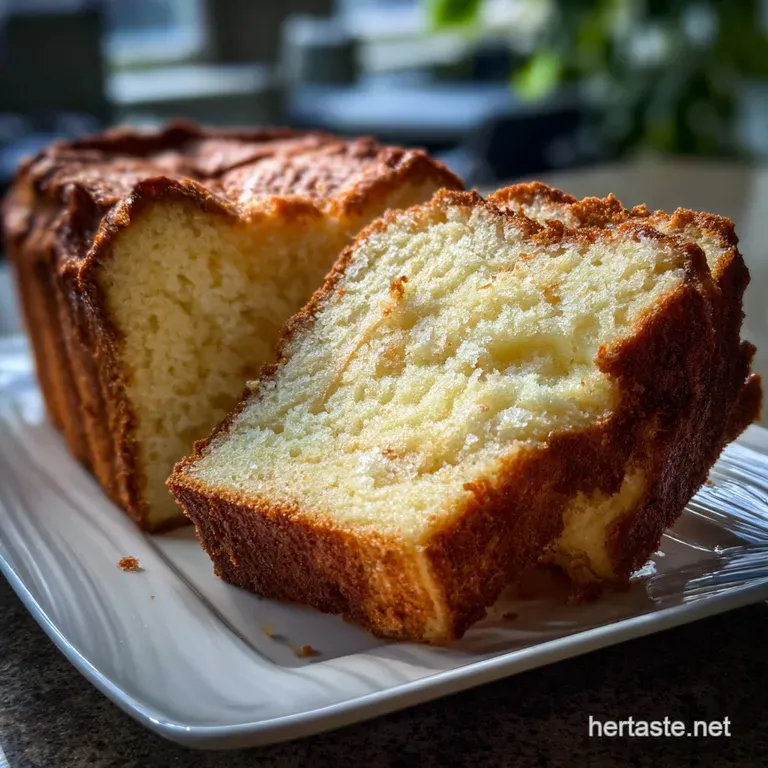 Cream Pound Cake: Rich Cream Cheese Texture
