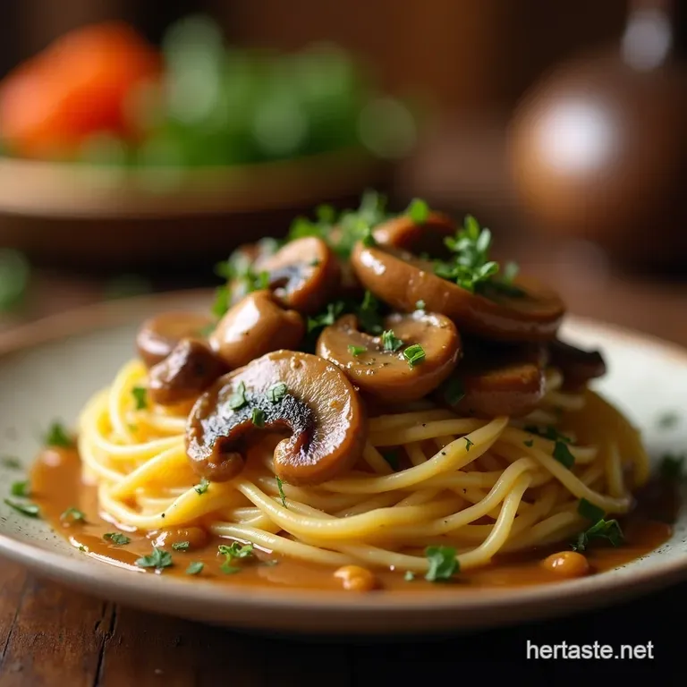 The Ultimate Umami Bomb Rich Silky Homemade Mushroom Gravy presentation