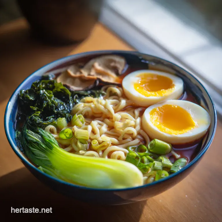 Rise Shine Ramen The Ultimate Breakfast Noodle Bowl presentation