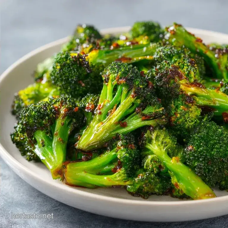 Roasted Broccoli Cooking Time: Charred and Tender