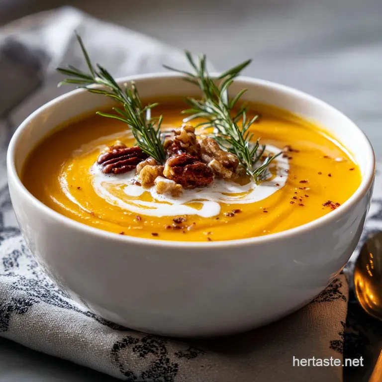 Fall Soup Recipe with Roasted Butternut: Velvety Texture