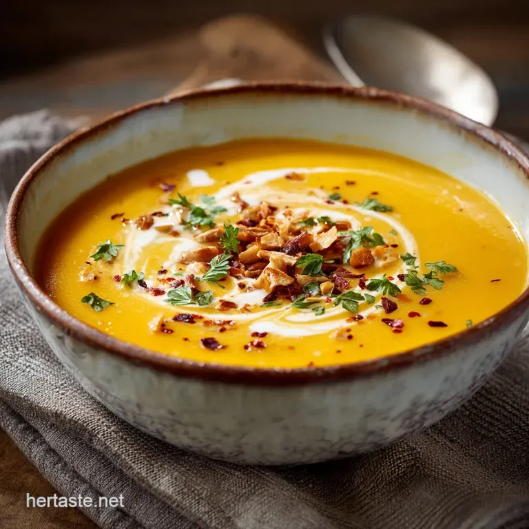 Creamy Butternut Squash Soup: the Ultimate Silky Spiced Roasted Recipe presentation
