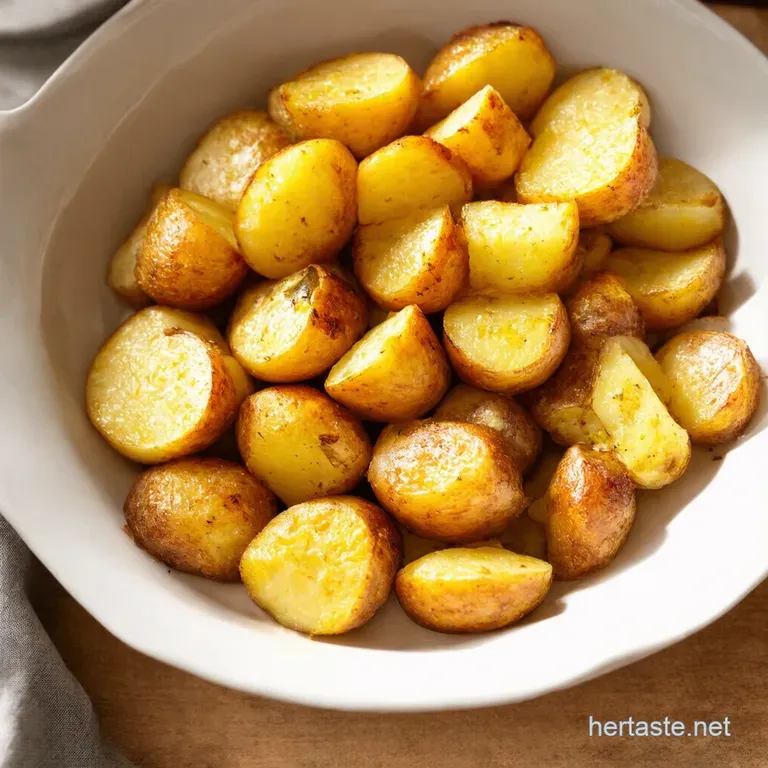 Roasted Garlic Butter Parmesan Potatoes My Crispy Secret