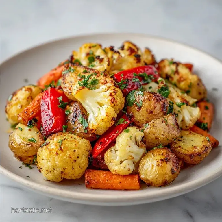 Roasted Veggie Sheet Pan: Mediterranean Style
