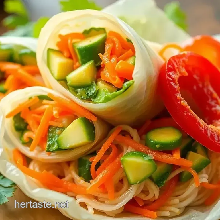 Roll Fresh Veggies with Tasty Garden Spring Roll