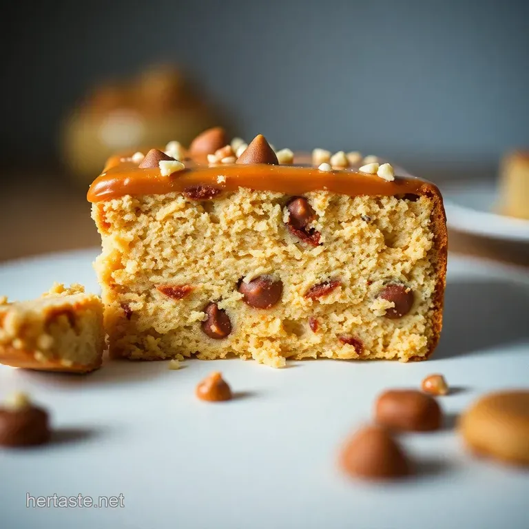 Salted Caramel Brown Butter Chocolate Chip Cookie Cake