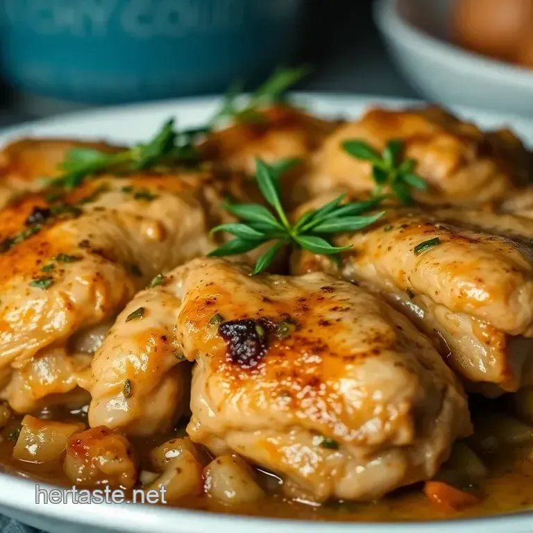 My Family' s Favorite Braised Chicken Thigh Recipes: Savory Herb Delight