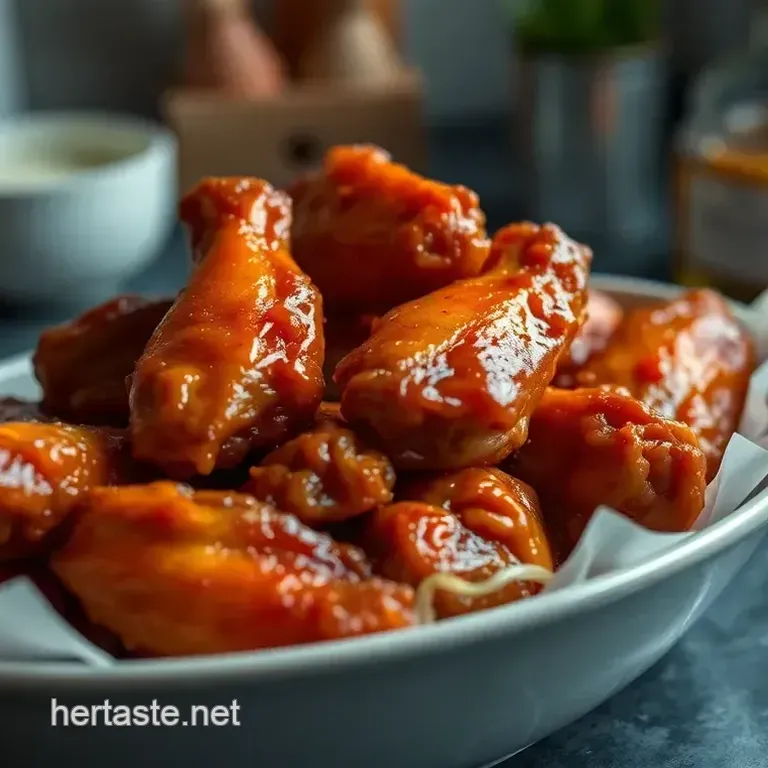 Scorching Fireball Whiskey Glazed Chicken Wings