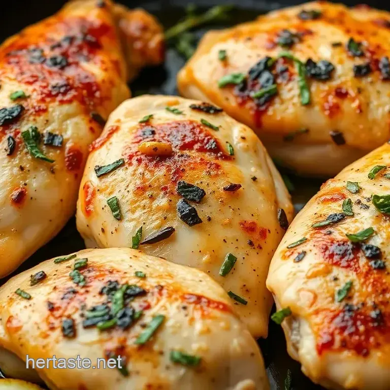 Sear Chicken with Savory Herbs & Zesty Flavor