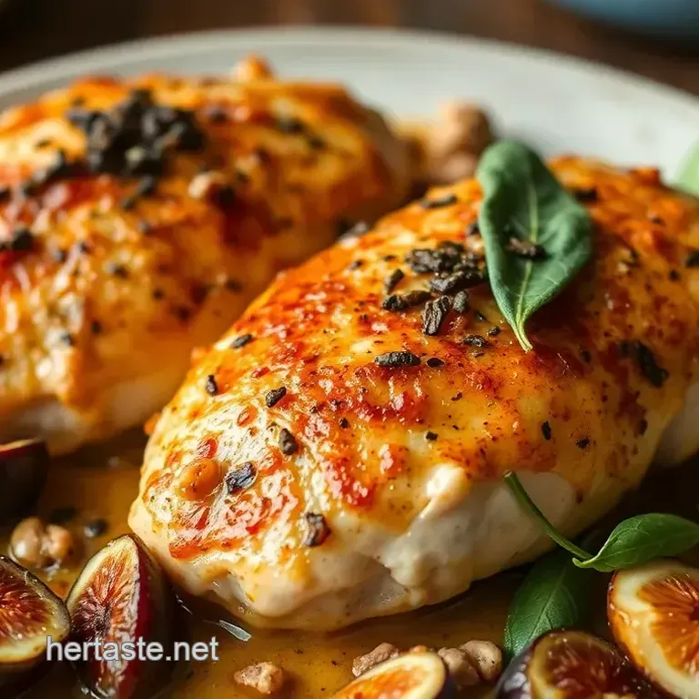 Sear Fig Sage Stuffed Chicken Delight