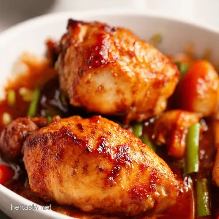 Seriously Tasty Baked Teriyaki Chicken presentation