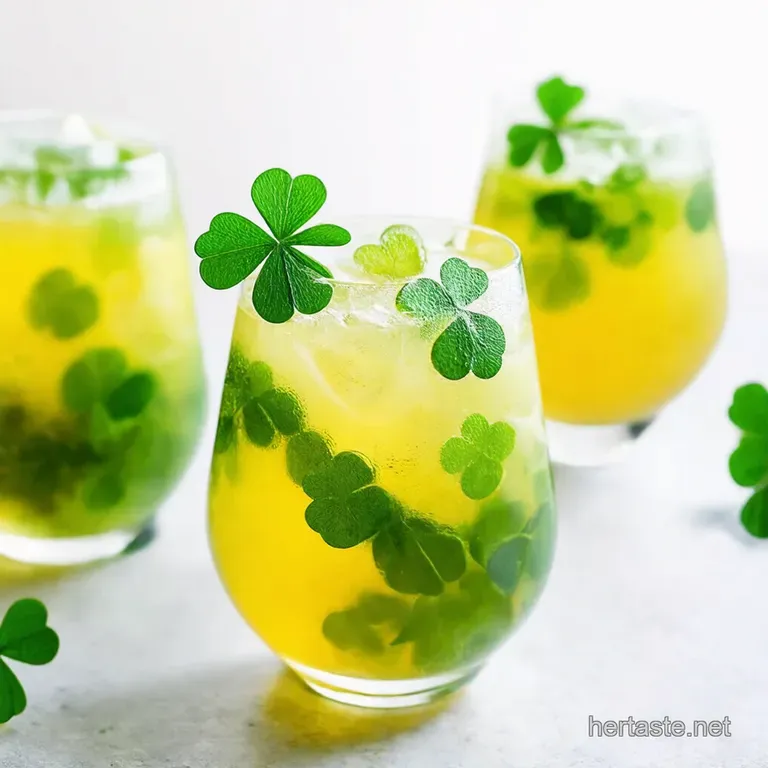 Shamrock Sparkler St Patricks Day Mimosa Magic