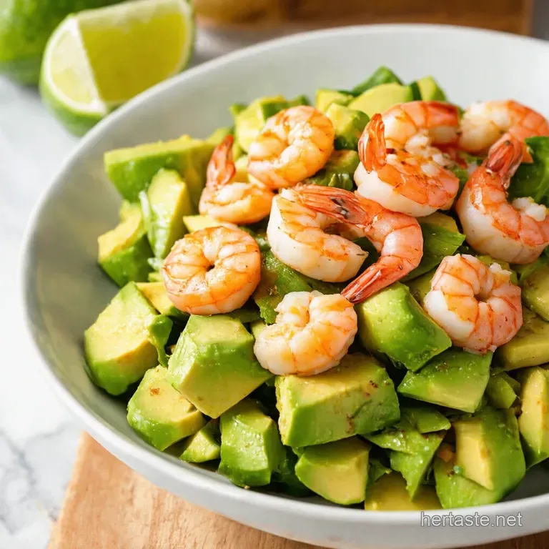 Shrimp Avocado Bliss The Easiest Summer Salad Ever presentation