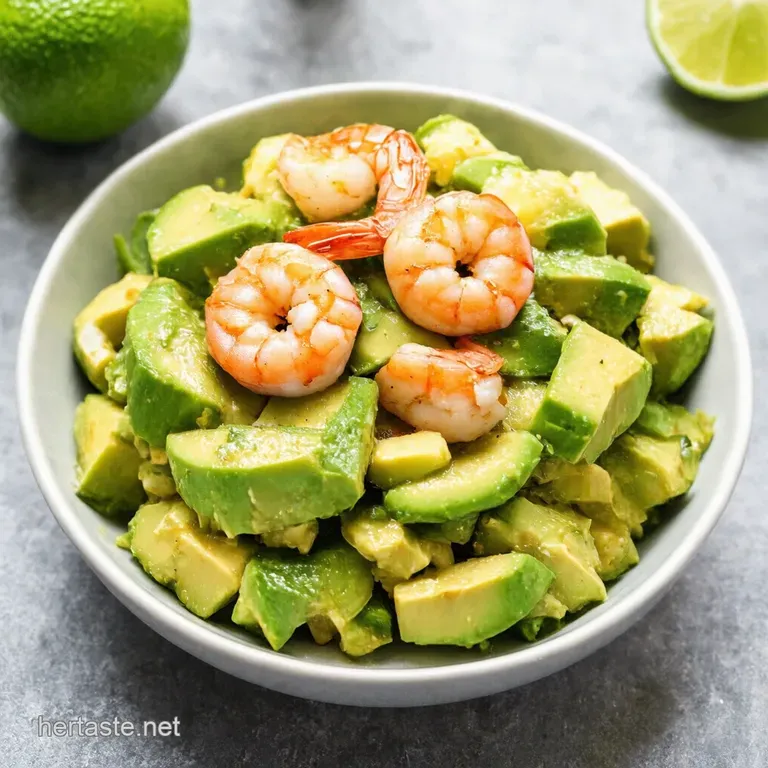 Easy Shrimp Avocado Salad with Lime My Quick Zesty Recipe