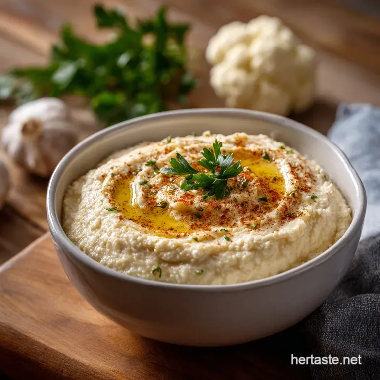 The Great Imposter Silky Keto Paleo Roasted Cauliflower Hummus