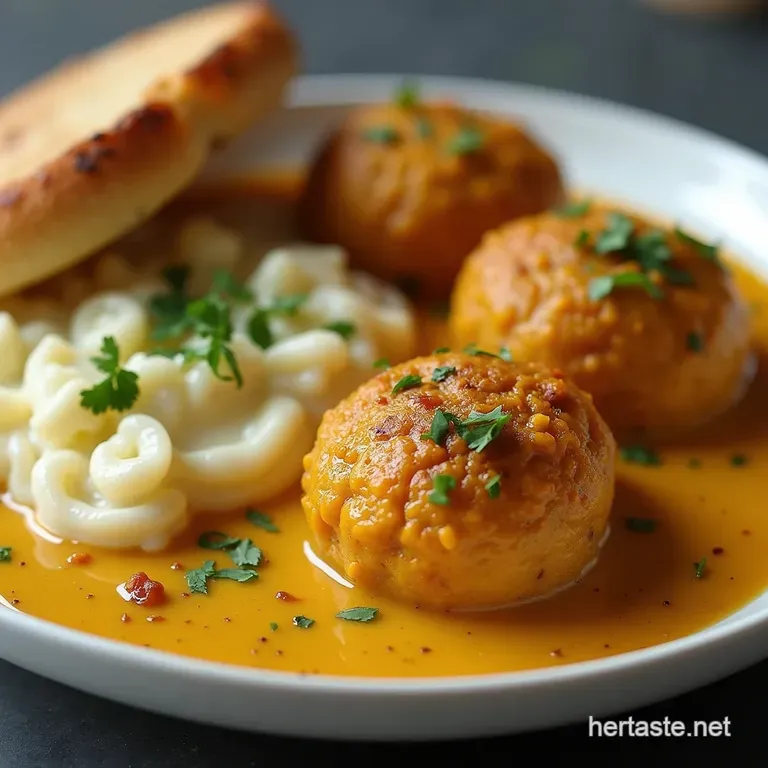 The Royal Treat Silky Malai Kofta in a Luxurious Cashew Cream Gravy